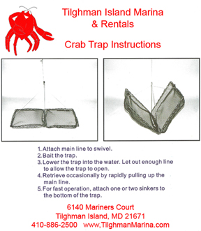 Crab traps offered are included with Crabbing Gear Rental Kit
