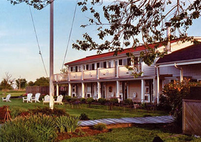 Tilghman Island Inn is just next door to the Tilghman Island Marina